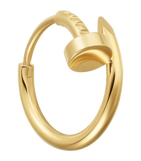 cartier clou earring|juste un clou single earring.